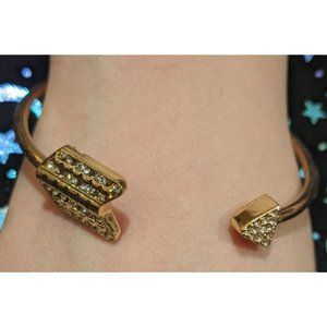 Gold Arrow Cuff Bracelet